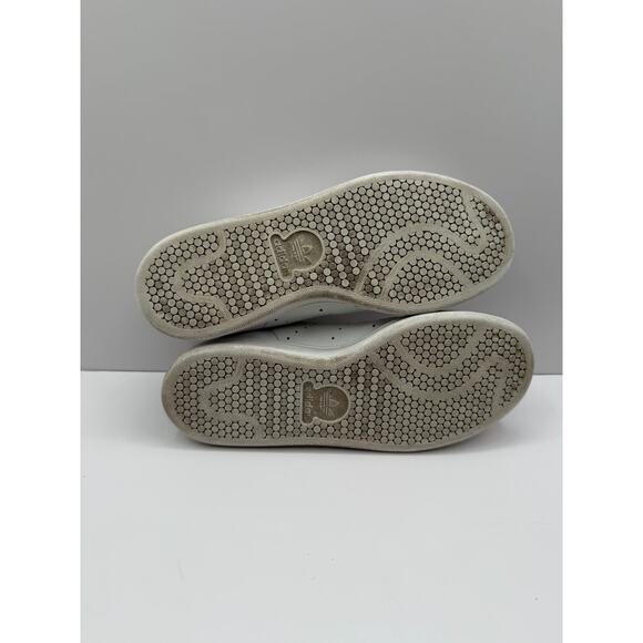 Size 6.5 - Adidas Originals Youth Stan Smith White Leather‎ Sneaker Shoe B24105 - Picture 8 of 9